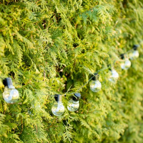 Solar GIrland  DEKORATÍV Fénylánc 3,35m 10xLED ÁTLÁTSZÓ golyók 3000K