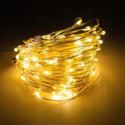 Solar Girland Garden DEKORATÍV Fénylánc 300 LED 32m Meleg szín