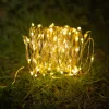 Napelemes LED girland fényfüzér 400LED 60lm 3000K Meleg fény IP44 41.9m Masterled
