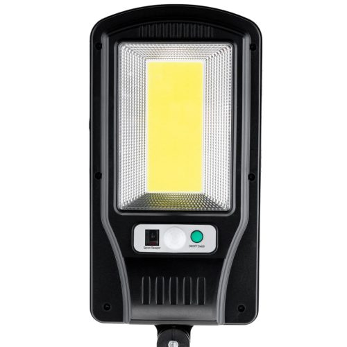 Solar LED parkoló utcai lámpa 5W 250lm 6500K IP65 mozgásérzékelő + tartó + távirányító