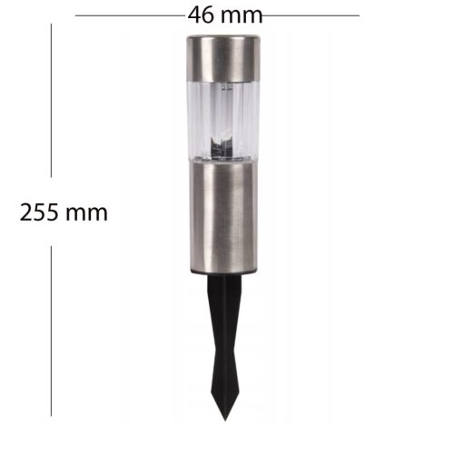 Napelemes LED-es kerti lámpa alkonyat érzékelővel