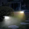 Kerti lámpa LED-es napelemes reflektor Süllyesztett IP44 2700K/6500K szürkületérzékelő kültéri