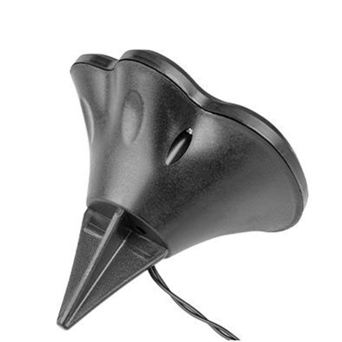 LED-es napelemes kerti lámpák földi kapaszkodó 6500K IP44 szürkületérzékelővel 470cm fekete-fehér