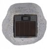 LED napelemes lámpa kerti kő SOLAR 6500K szürkületérzékelő kültéri használatra