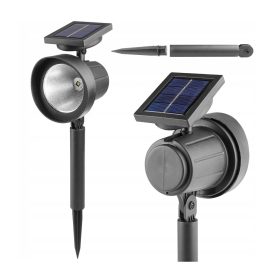   LED napelemes kerti lámpa reflektor 0.4W IP44 alkonyérzékelő hideg szín