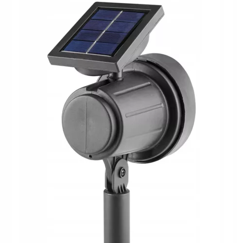 LED napelemes kerti lámpa reflektor 0.4W IP44 alkonyérzékelő hideg szín