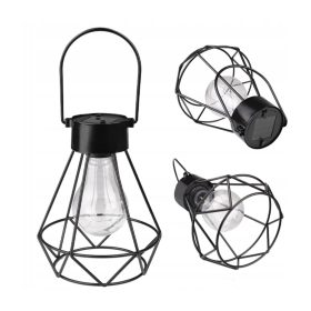   LED napelemes függőlámpa kültéri kerti lámpás 3000K IP44 alkonyérzékelő