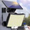 Napelemes LED-es reflektor Kerti lámpa 6500K IP44 mozgás- és szürkületérzékelő