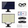 Napelemes LED-es reflektor Kerti lámpa 6500K IP44 mozgás- és szürkületérzékelő