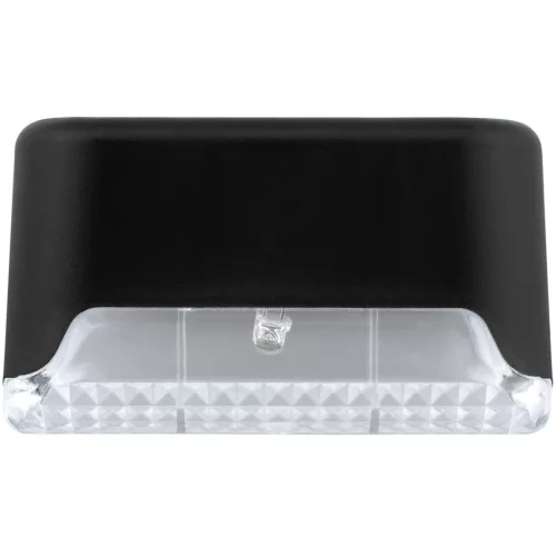 2x Solar LED lépcsőfény dekoratív lámpa alkony érzékelő IP44 meleg