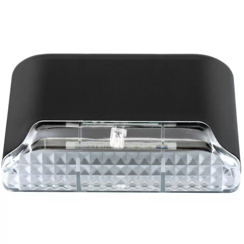 2x Solar LED lépcsőfény dekoratív lámpa alkony érzékelő IP44 meleg
