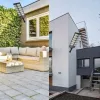 Napelemes LED kerti utcai lámpa, 300 W, 6000 K, hideg fényű, mozgás- és alkonyérzékelővel, fekete, IP65, Masterled