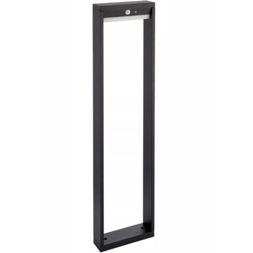 Napelemes kerti lámpa LED álló, dekoratív oszlop alakú mozgás- és alkonyérzékelővel IP54 4000K