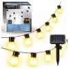 Napelemes LED girland fényfüzér 10LED 20lm 3000K Meleg fehér IP44 3,35m Masterled