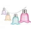 Napelemes LED girland fényfüzér 10LED 20lm 3000K Meleg fehér IP44 3,8m Masterled