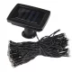 Napelemes LED girland fényfüzér 100LED 25lm 3000K Meleg fehér IP44 11.9m Masterled