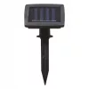 Napelemes LED girland fényfüzér 20LED 50lm 3000K Meleg fehér Kerek IP44 4,85m Masterled