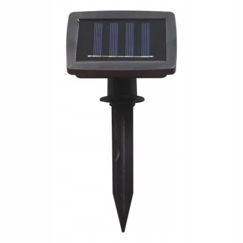 Napelemes LED girland fényfüzér 20LED 50lm 3000K Meleg fehér Kerek IP44 4,85m Masterled