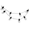 Napelemes LED girland fényfüzér 20LED 30lm 3000K Meleg fehér IP44 4,85m Masterled