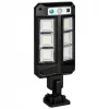 Masterled napelemes LED utcai lámpa, 3,2 W, 300 lm, 6500 K, hideg színhőmérséklet, 120°, mozgásérzékelővel, fekete, IP44