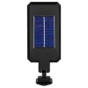 Masterled napelemes LED utcai lámpa, 3,2 W, 300 lm, 6500 K, hideg színhőmérséklet, 120°, mozgásérzékelővel, fekete, IP44