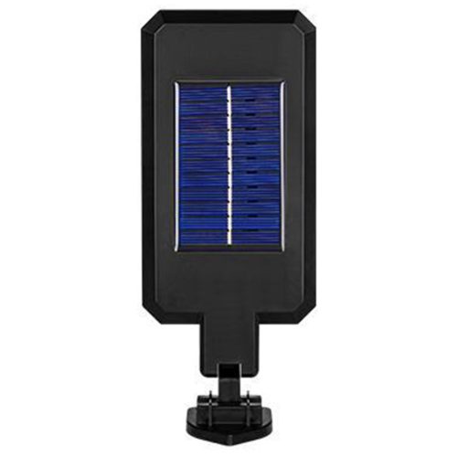 Masterled napelemes LED utcai lámpa, 3,2 W, 300 lm, 6500 K, hideg színhőmérséklet, 120°, mozgásérzékelővel, fekete, IP44