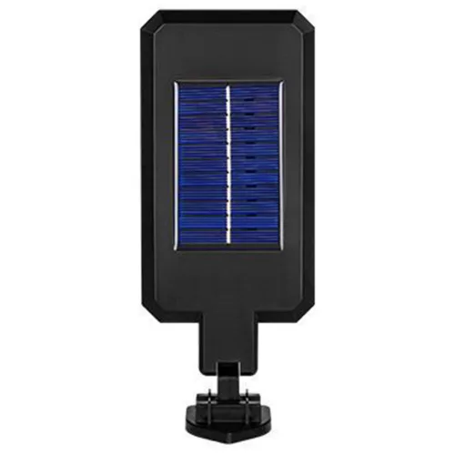 Masterled napelemes LED utcai lámpa, 3,2 W, 300 lm, 6500 K, hideg színhőmérséklet, 120°, mozgásérzékelővel, fekete, IP44