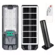 Napelemes LED utcai lámpa 50W 800lm 6000K Hideg 140° Mozgásérzékelővel Távirányítóval Szabályozható Fényerő Szürke IP65 Lix Masterled