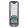 Napelemes LED utcai lámpa 50W 800lm 6000K Hideg 140° Mozgásérzékelővel Távirányítóval Szabályozható Fényerő Szürke IP65 Lix Masterled