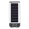 Napelemes LED utcai lámpa 200W 2300lm 6000K Hideg 140° Mozgásérzékelővel Távirányítóval Szabályozható Fényerő Szürke IP65 Lix Masterled