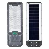 Napelemes LED utcai lámpa 300W 3900lm 6000K Hideg 140° Mozgásérzékelővel Távirányítóval Szabályozható Fényerő Szürke IP65 Lix Masterled