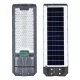 Napelemes LED utcai lámpa 300W 3900lm 6000K Hideg 140° Mozgásérzékelővel Távirányítóval Szabályozható Fényerő Szürke IP65 Lix Masterled