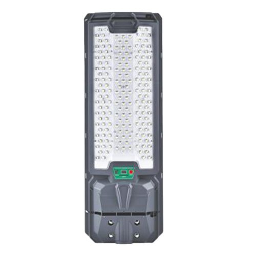 Napelemes LED utcai lámpa 300W 3900lm 6000K Hideg 140° Mozgásérzékelővel Távirányítóval Szabályozható Fényerő Szürke IP65 Lix Masterled