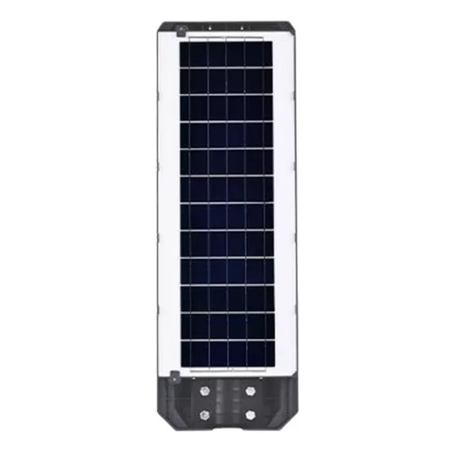 Napelemes LED utcai lámpa 300W 3900lm 6000K Hideg 140° Mozgásérzékelővel Távirányítóval Szabályozható Fényerő Szürke IP65 Lix Masterled
