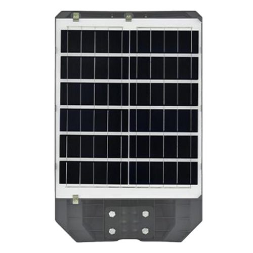 Napelemes LED utcai lámpa, 400 W, 5600 lm, 6000 K, hideg fényerő, 140°, mozgásérzékelővel, távirányítóval, szabályozható fényerővel, szürke, IP65, Lix Masterled