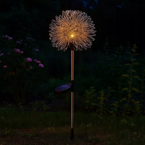 Napelemes LED kerti lámpa pitypang 0.1W 20lm 3000K Melegfényű 360° alkonykapcsolóval IP44 Masterled