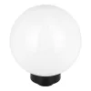 Masterled napelemes LED kerti gömblámpa, 0,24 W, 20 lm, 6500 K, 360°, alkonykapcsolóval, fekete-fehér, IP44