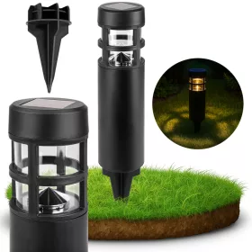   Napelemes LED oszloplámpa kertbe 0.1W 10lm 3000K Melegfényű 360° alkonykapcsolóval IP44 Masterled