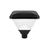 LED kültéri parklámpa 360° fekete IP65 Tirana Masterled
