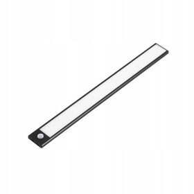   LED szekrény alatti lámpa bútorcsík 2W 4500K 30cm mozgásérzékelővel fekete