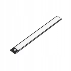   LED szekrény alatti lámpa bútorcsík 2W 4500K 30cm mozgásérzékelővel fekete