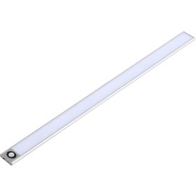   LED szekrény alatti lámpa öntapadó bútorcsík 2W 4500K 40cm mozgásérzékelővel ezüst