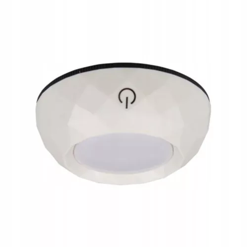 2x LED öntapadó kerek szekrény alatti lámpa, 4000K 3xAAA elemes, fehér