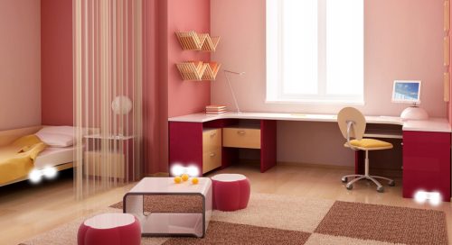 Öntapadó LED-es szekrény alatti lámpa mozgásérzékelővel, 4000K elem 2xAA, fehér