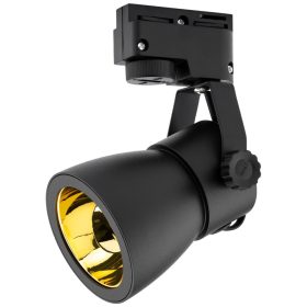   GU10 GOLDI Track Light fekete és arany egyfázisú sínekhez