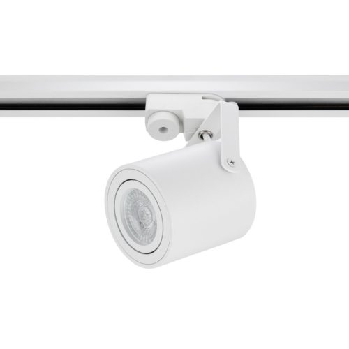 GU10 matt fehér nyomtávú spotlámpa egyfázisú sínekhez