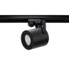 GU10 matt fekete nyomtávú spotlámpa egyfázisú sínekhez