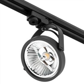   Pálya spotlámpa LEON ES111 mennyezeti lámpa Mozgatható fekete