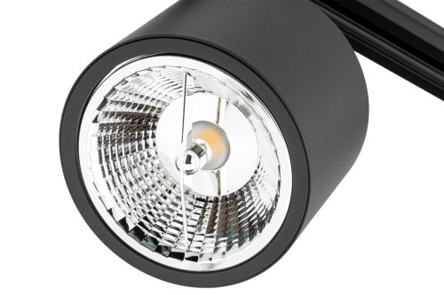 Sínes spotlámpa TONI ES111 mennyezeti lámpa Mozgatható fekete