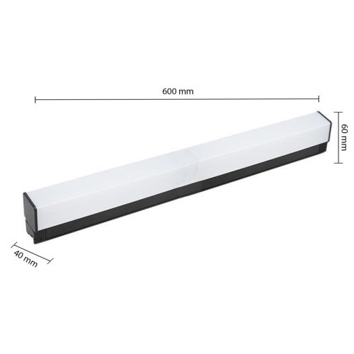 LED lámpa 1 fázisú sínhez 30W 3200lm 4000K semleges 150° fekete 60cm Emma Masterled